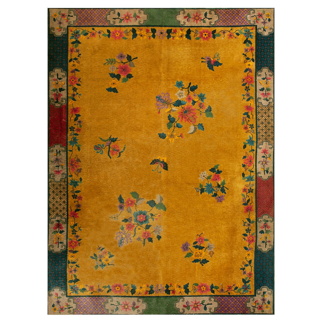 1920s Chinese Art Deco Carpet ( 7'2" x 9'10" - 208 x 300 )