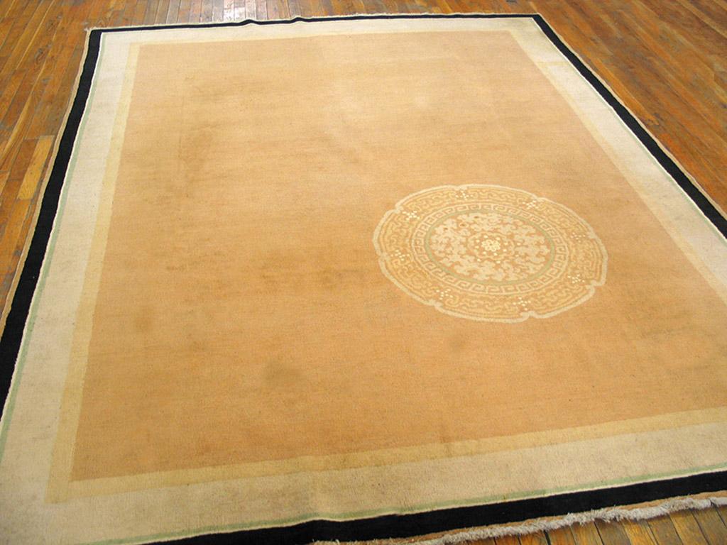 Antique Art Deco rug, size: 7'8