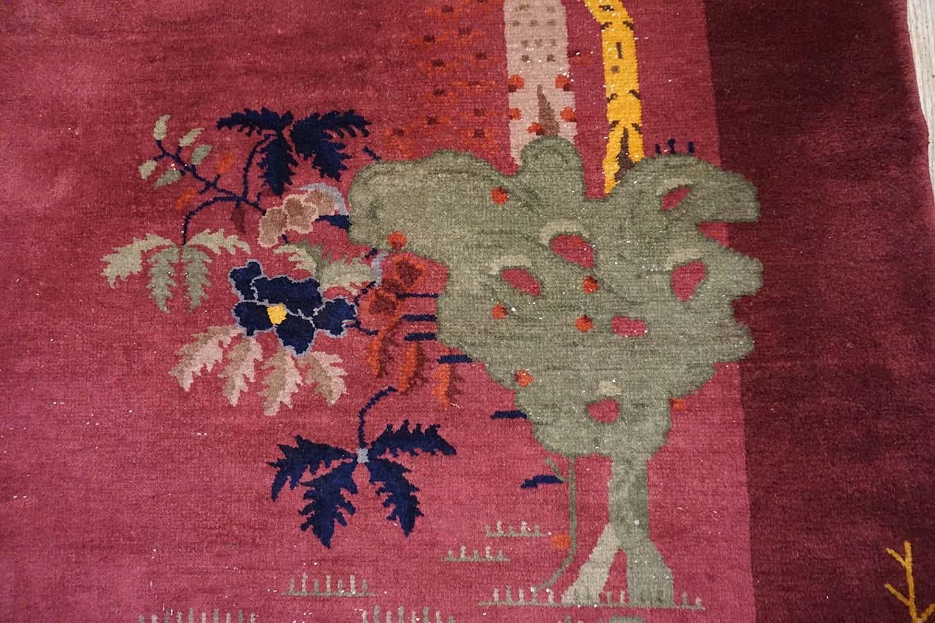 Early 20th Century Chinese Art Deco Carpet ( 8' x 9'6'' - 245 x 290 ) For Sale 5