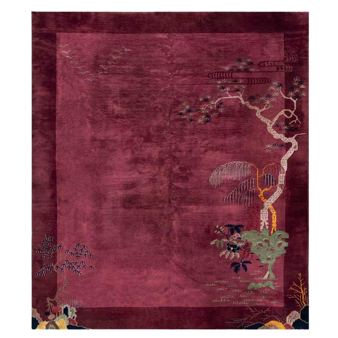 Early 20th Century Chinese Art Deco Carpet ( 8' x 9'6'' - 245 x 290 ) For Sale