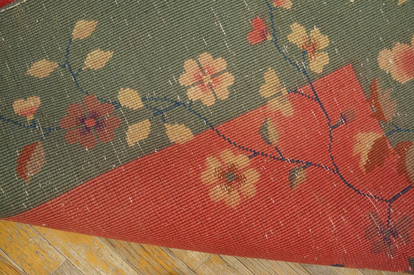 1920s Chinese Art Deco Carpet ( 8' 10'' x 11' 2'' - 270 x 340 cm )  For Sale 5