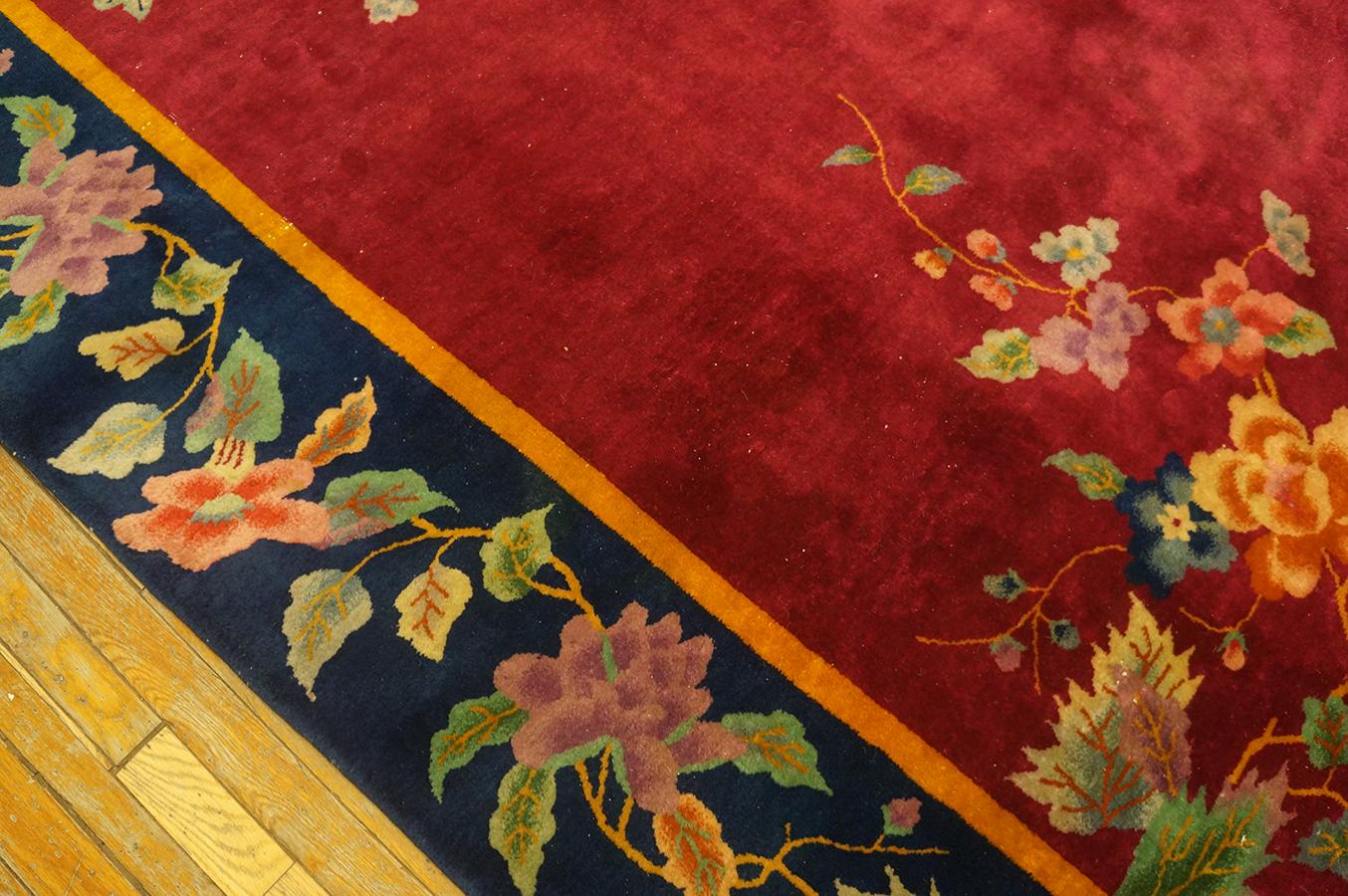 Alfombra Art Decó china de los años 20 ( 8'10