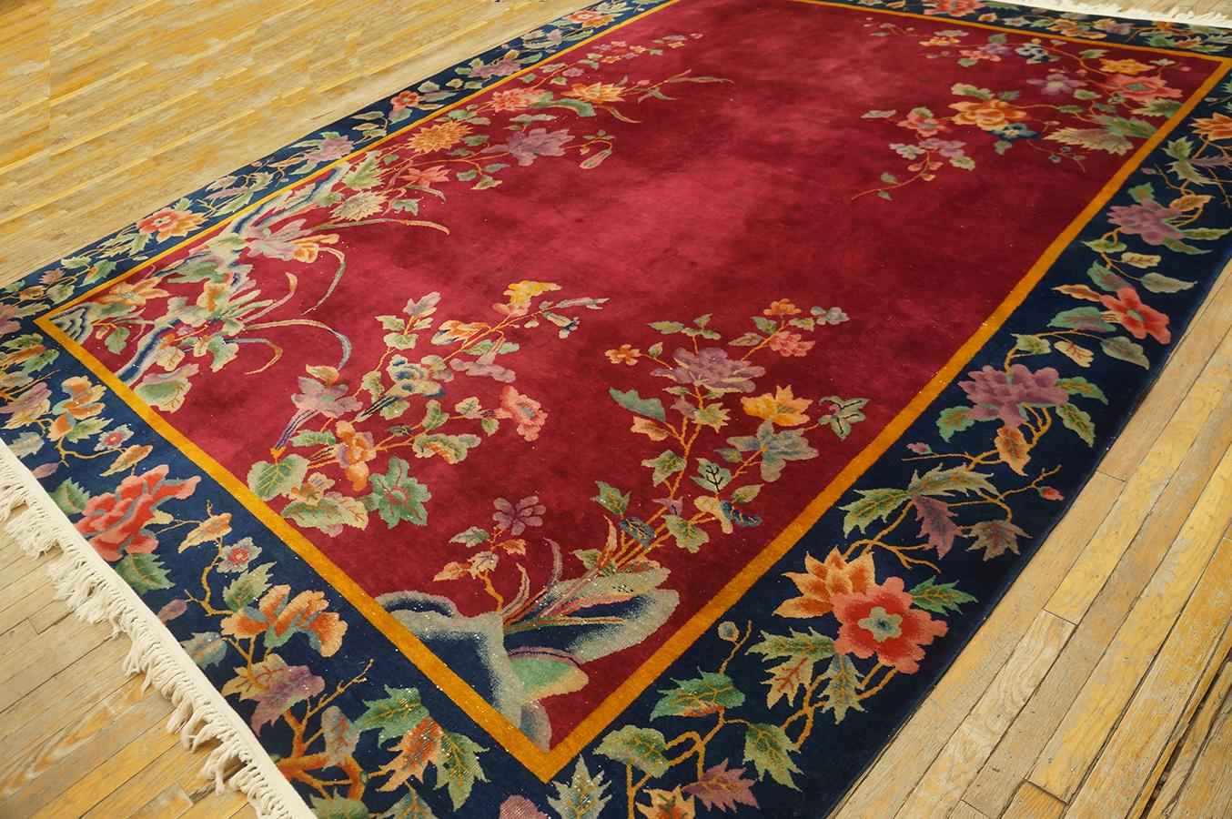 Alfombra Art Decó china de los años 20 ( 8'10