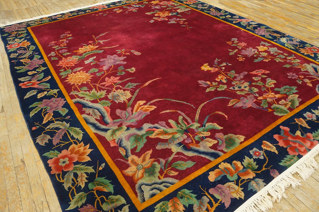 Alfombra Art Decó china de los años 20 ( 8'10