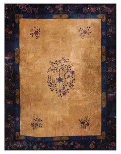 1920s Chinese Art Deco Carpet ( 8'10" x 11'6" - 269 x 350 cm )