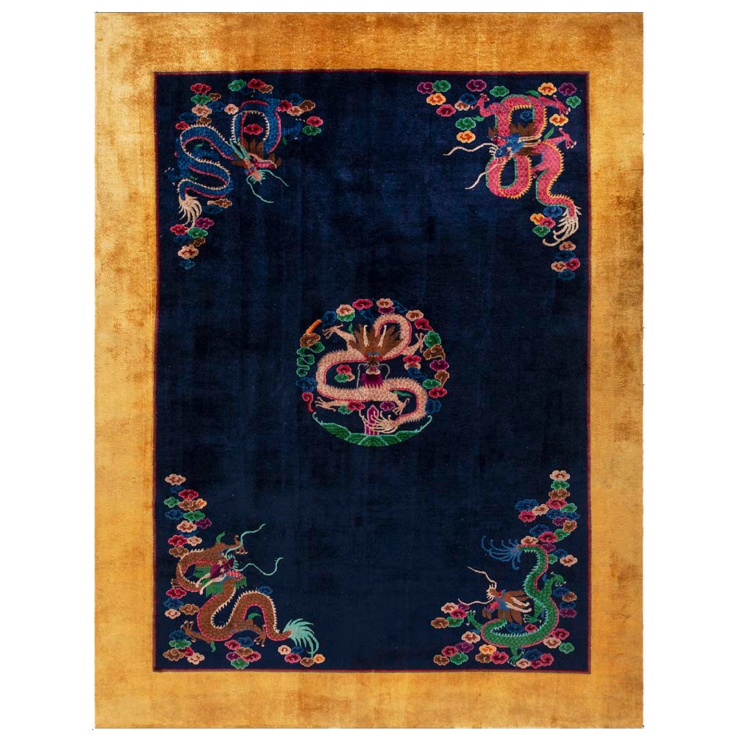 1920s Chinese Art Deco Carpet by Nichols Workshop (8'10'' x 11'6'' - 270 x 350)