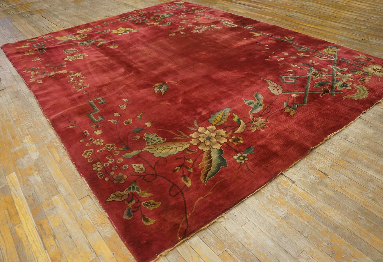 Art déco Tapis Art Déco chinois des années 1920 (32,7 x 353 cm) en vente