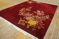 1930s Chinese Art Deco Carpet ( 8'10" x 11'8" - 270 x 355 cm )
