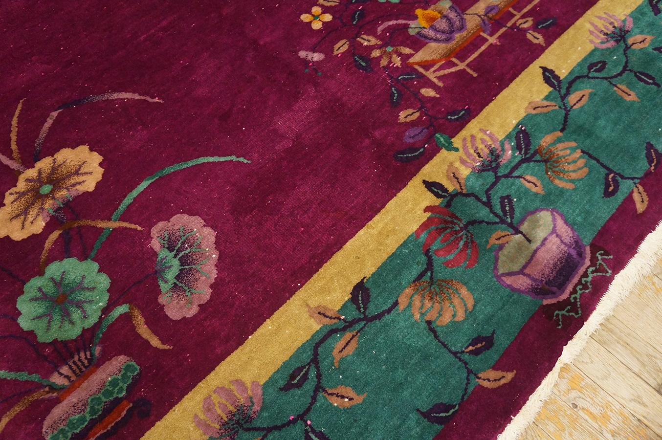 1920s Chinese Art Deco Carpet ( 8' 10