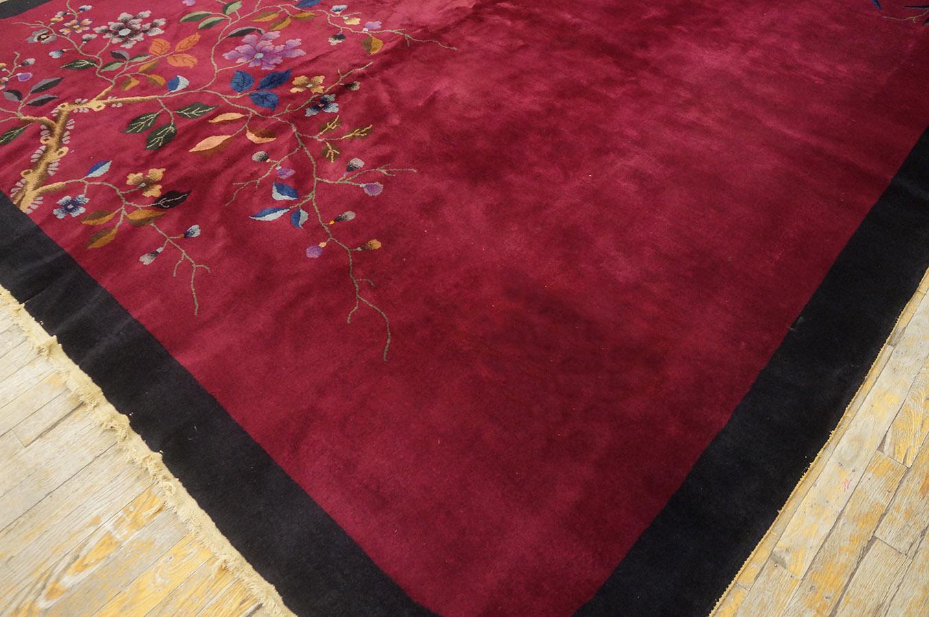 Chinois Tapis Art déco chinois des années 1920 (32,7 x 350 cm) en vente