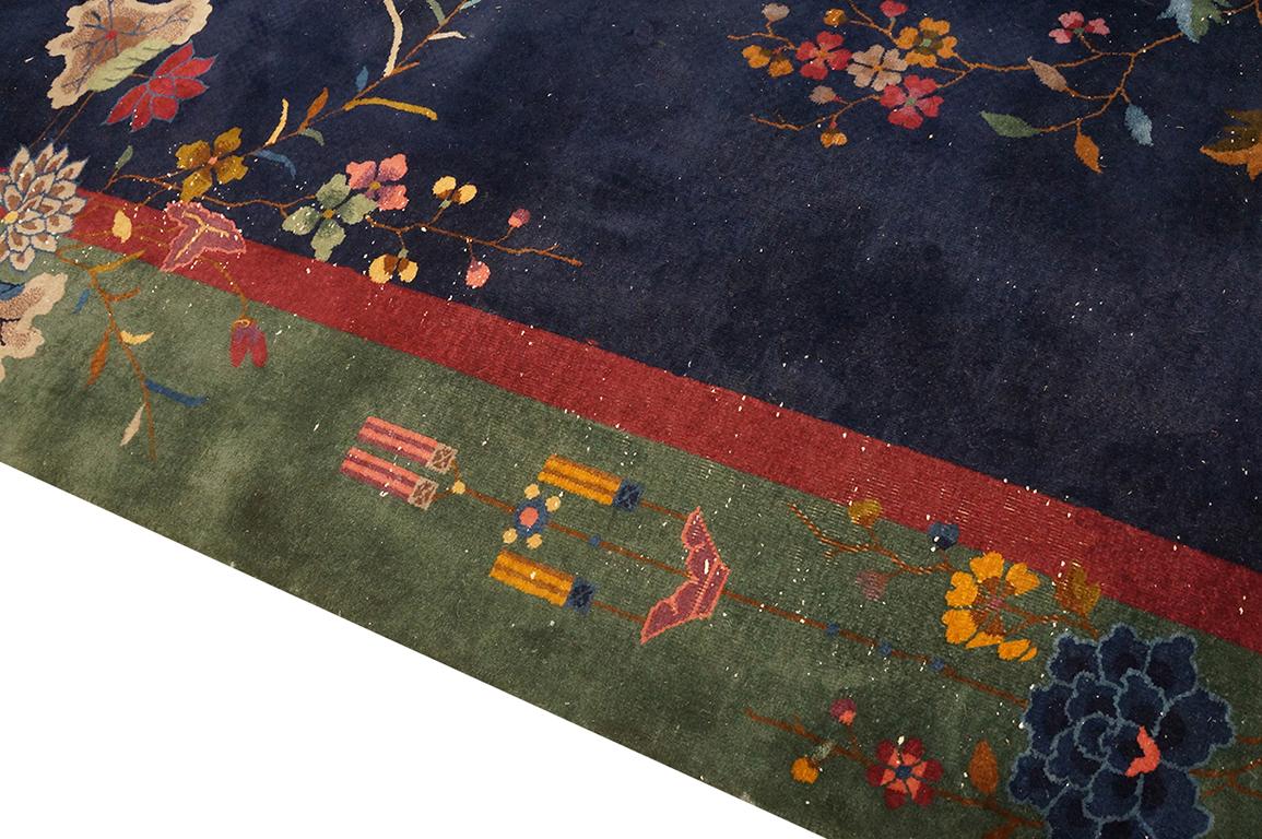 Early 20th Century 1920s Chinese Art Deco Carpet (  8' 10