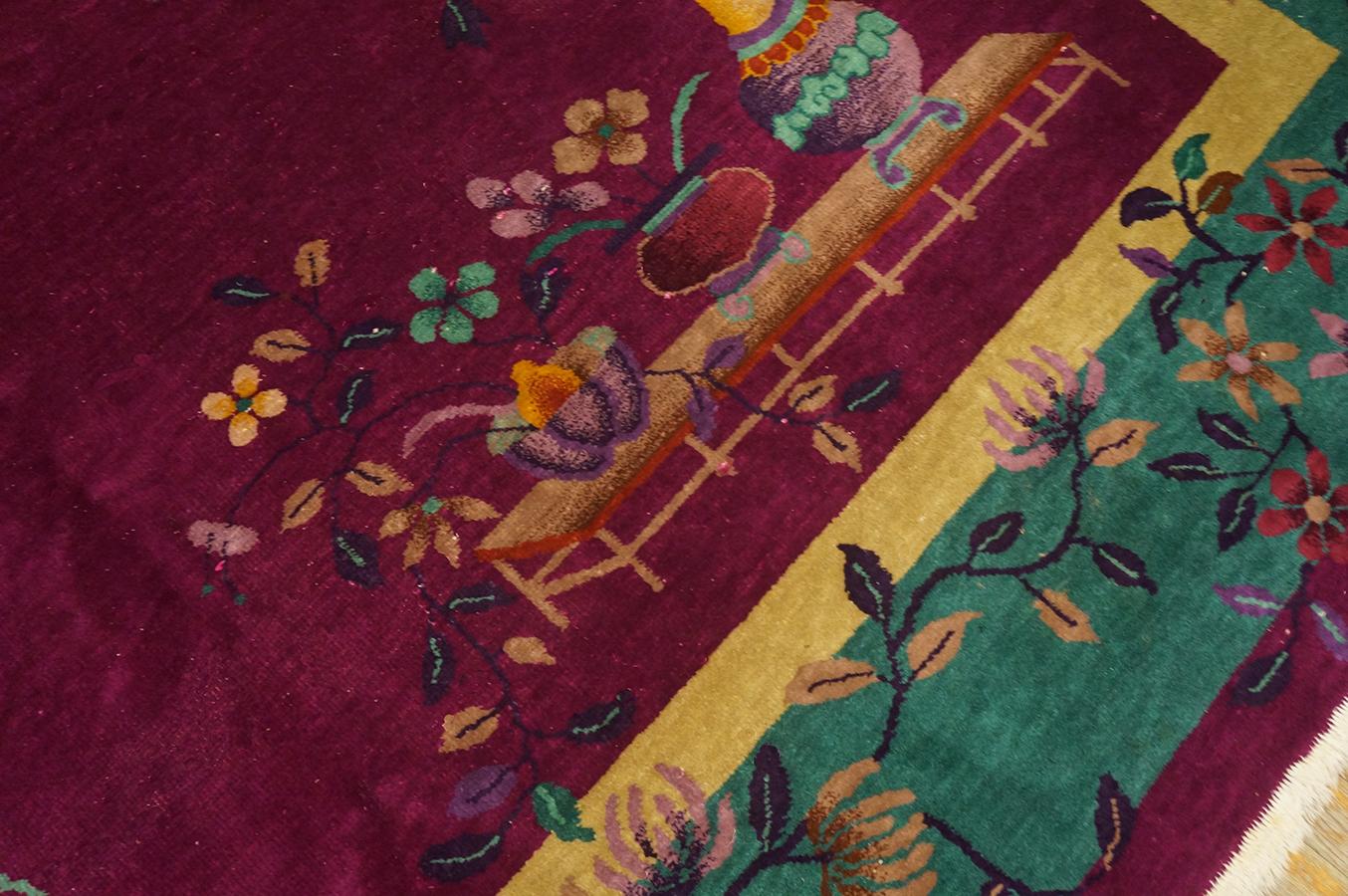 1920s Chinese Art Deco Carpet ( 8' 10