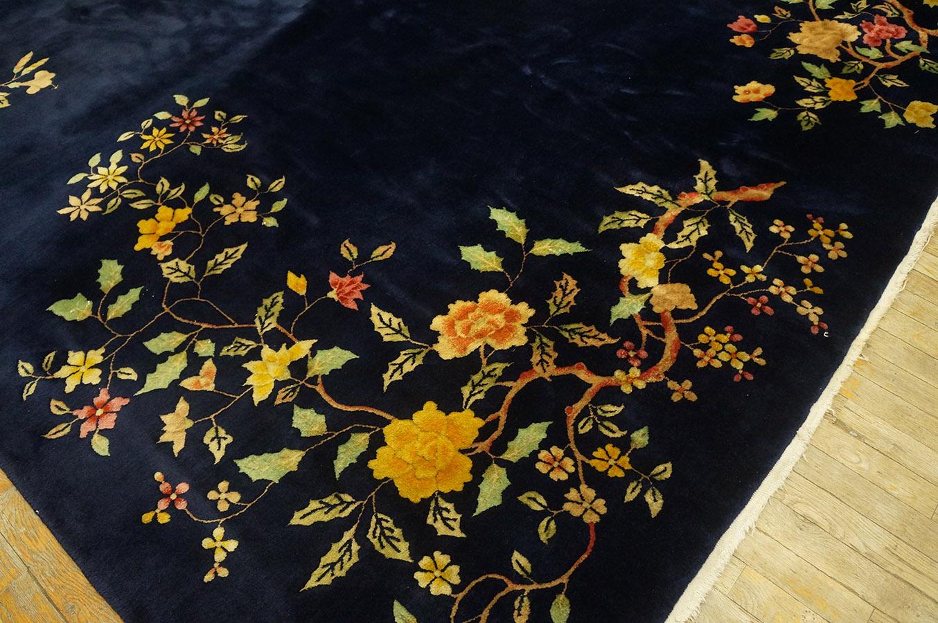 Tapis Art Déco chinois des années 1920 (32,27 x 353 cm) en vente 5