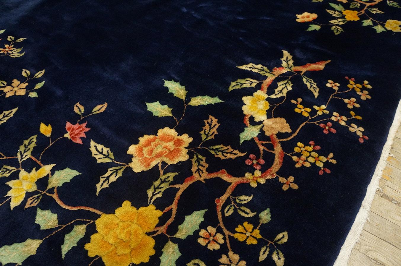 Tapis Art Déco chinois des années 1920 (32,27 x 353 cm) en vente 6