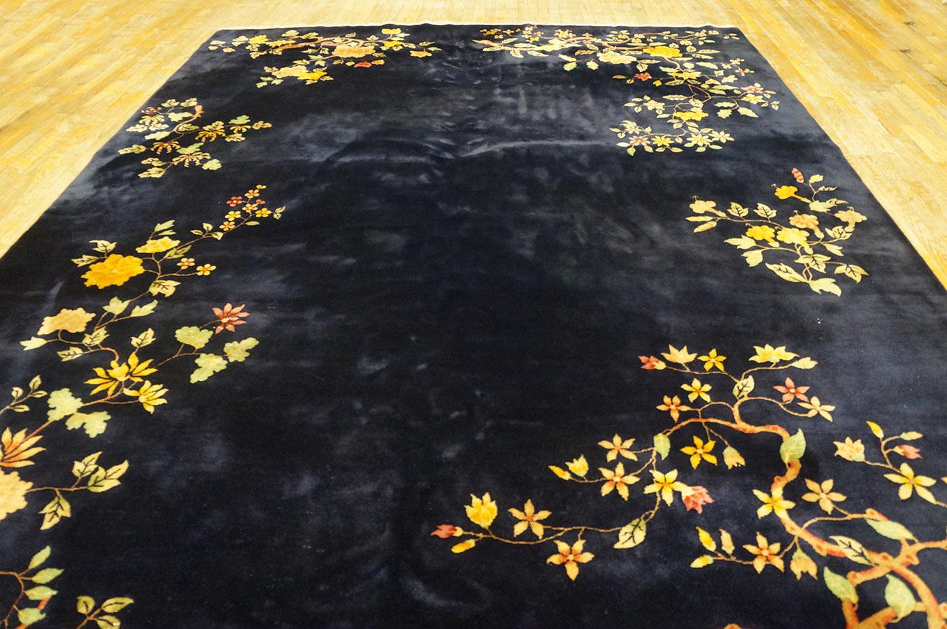 Chinois Tapis Art Déco chinois des années 1920 (32,27 x 353 cm) en vente