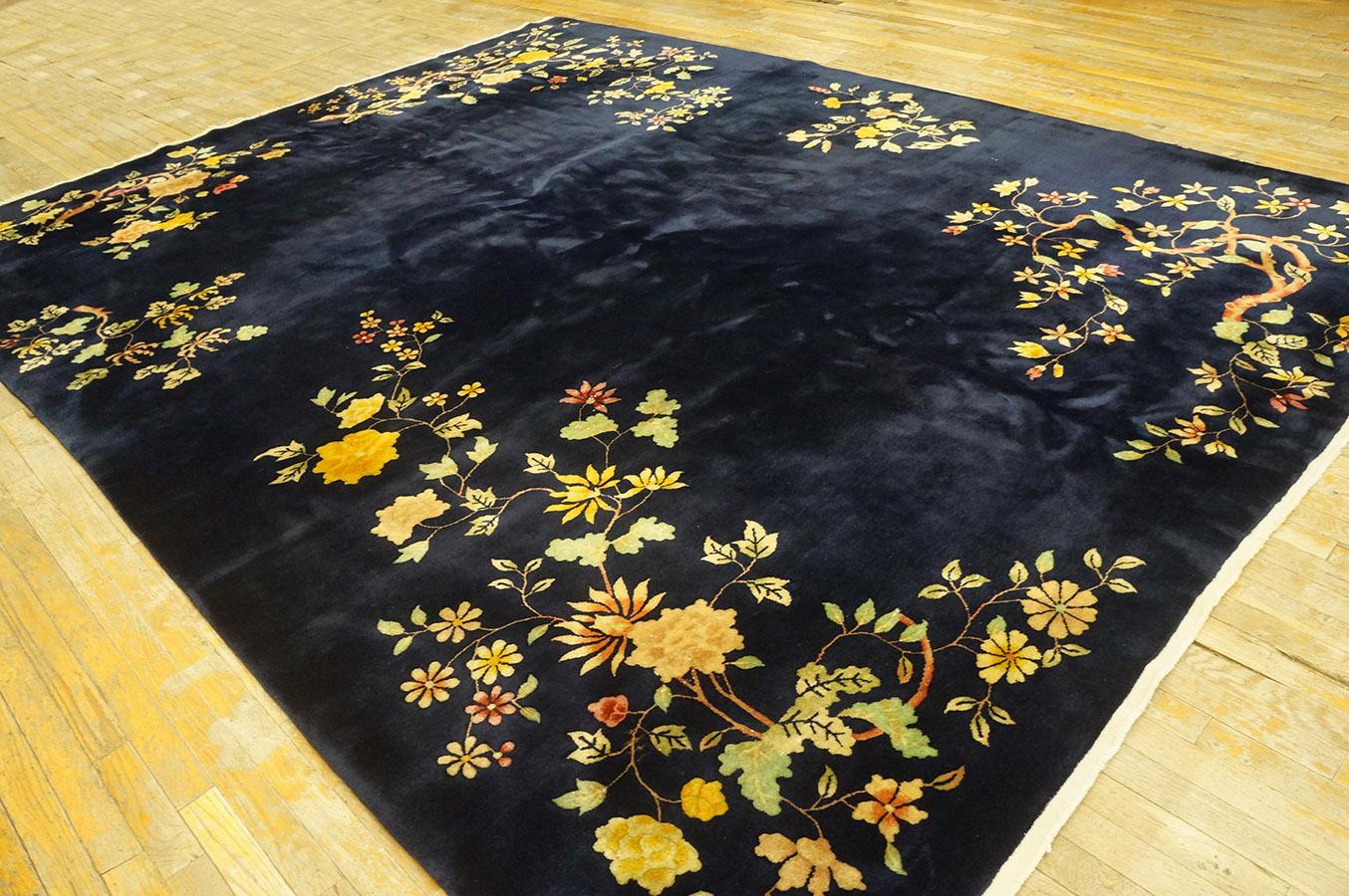 1920s Chinese Art Deco Carpet ( 8' 10'' x 11' 7'' - 270 x 353 cm ) For Sale 1