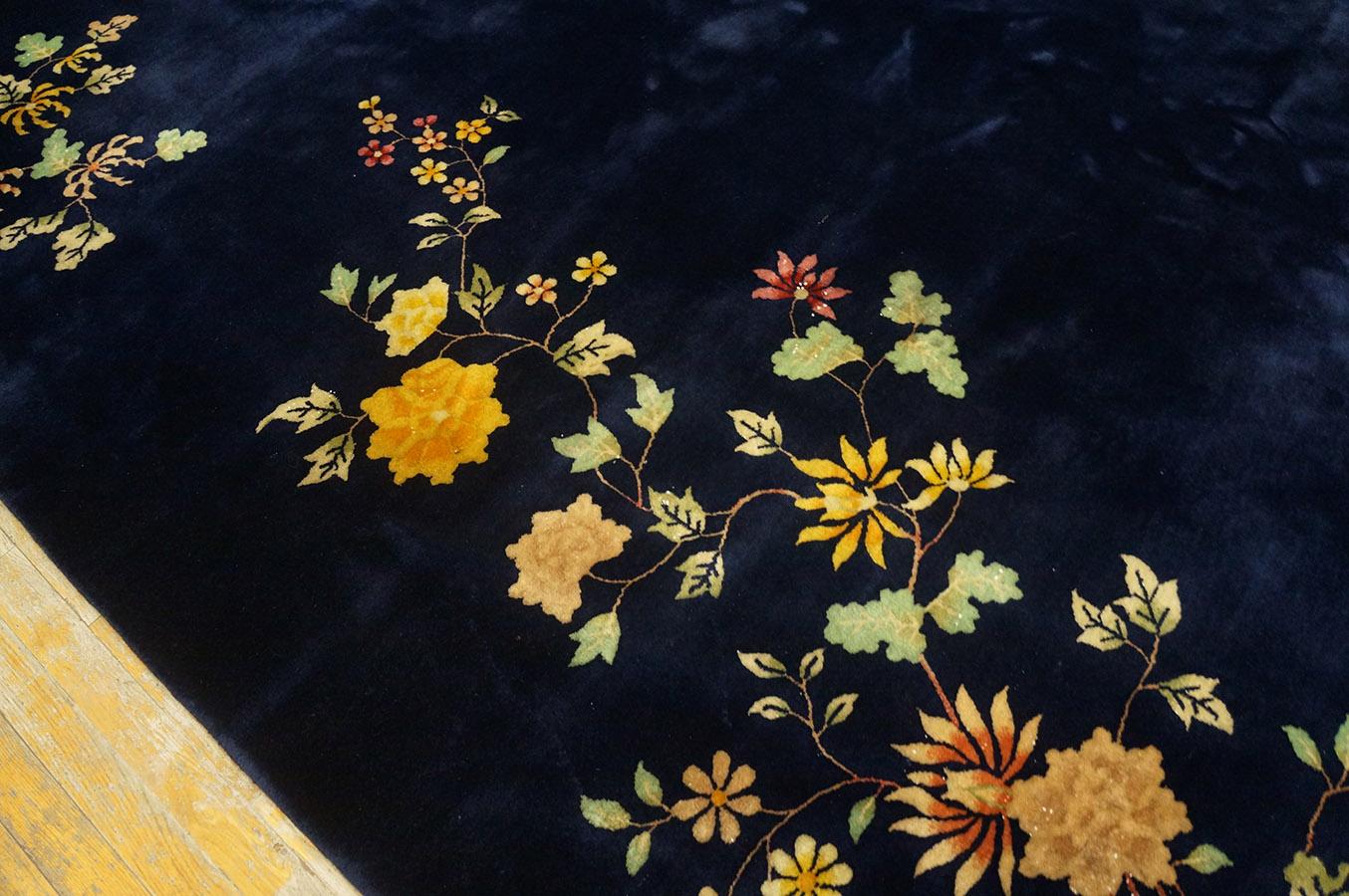 Tapis Art Déco chinois des années 1920 (32,27 x 353 cm) en vente 1