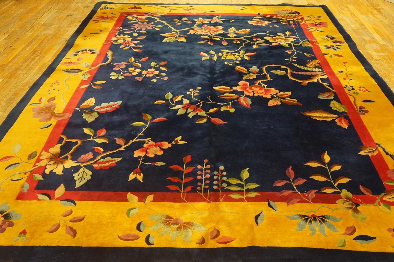 1920s Chinese Art Deco Carpet by Nichols Workshop ( 8'10