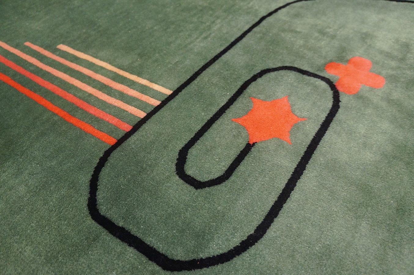 Alfombra Art Decó china de los años 20 ( 8'10'' x 11'7''- 269 x 353 cm ) Lana en venta