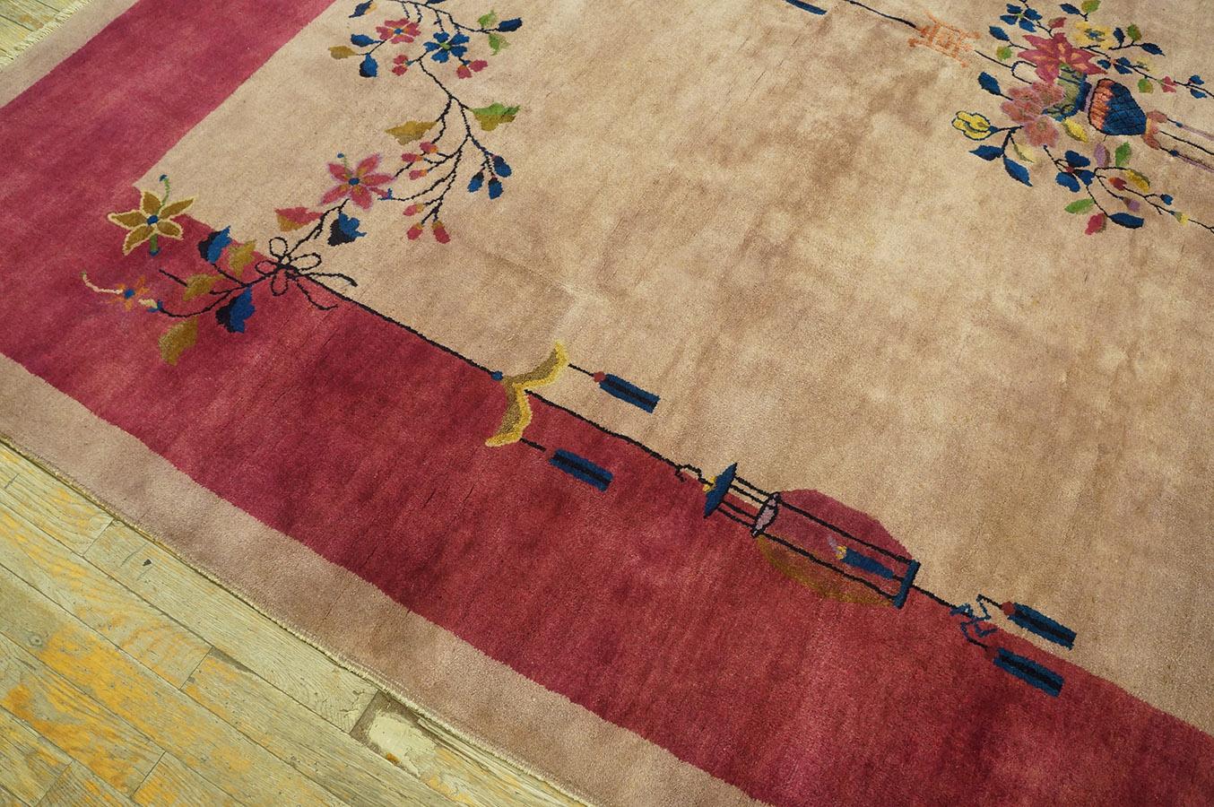 1920s Chinese Art Deco Carpet ( 8' 11'' x 11' 7