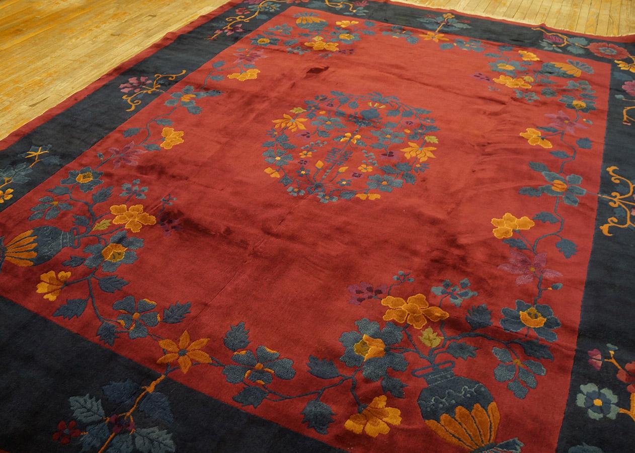 1920s Chinese Art Deco Carpet ( 8'3'' x 9'7'' - 252 x 292 )  For Sale 7
