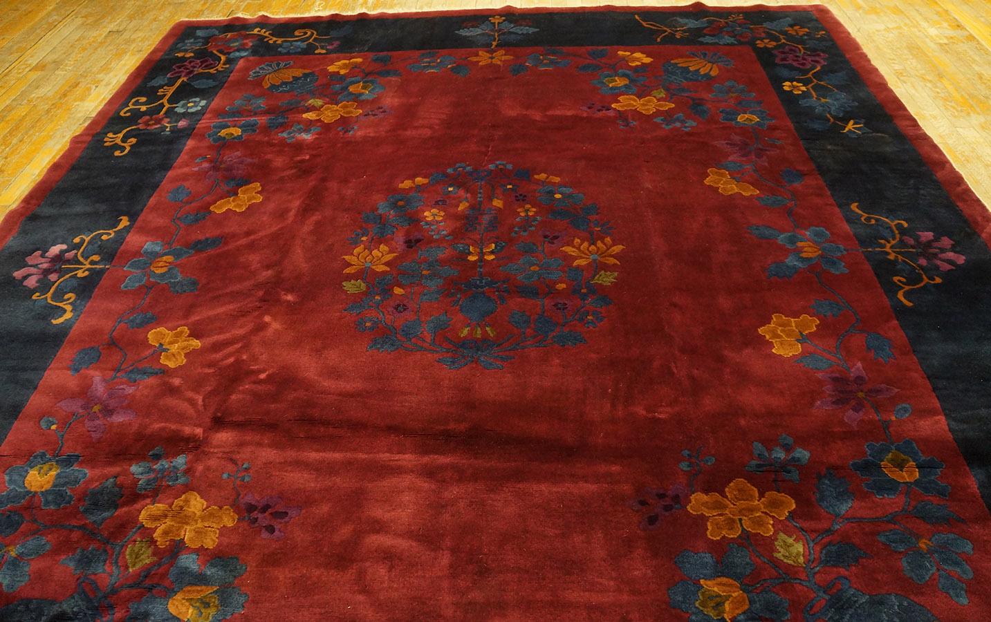 1920s Chinese Art Deco Carpet ( 8'3'' x 9'7'' - 252 x 292 )  For Sale 1