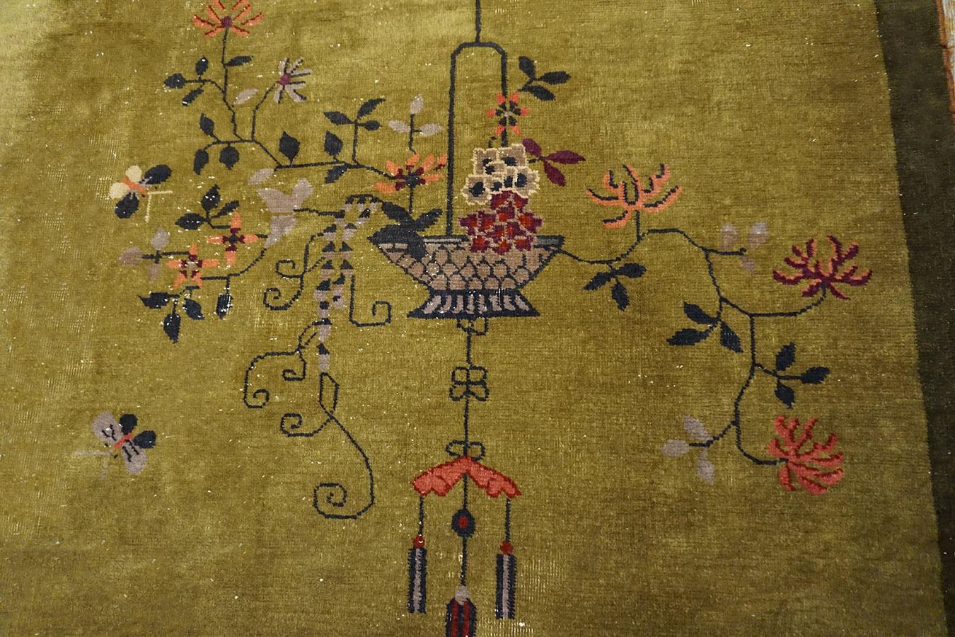 1920s Chinese Art Deco Carpet ( 8'6