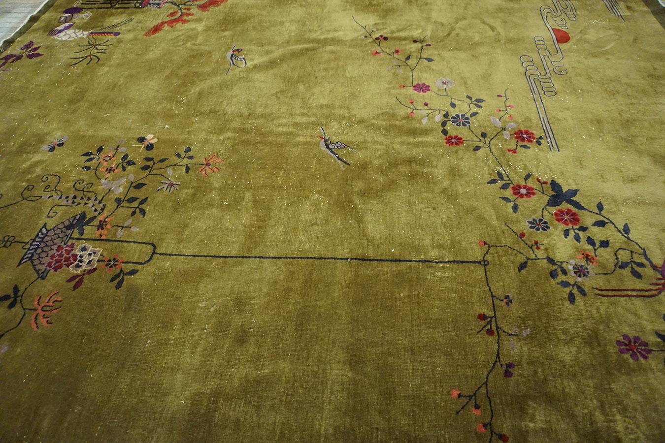 1920s Chinese Art Deco Carpet ( 8'6