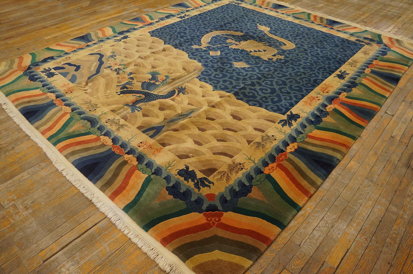 1920s Chinese Art Deco Carpet By Nichols Workshop (8' 6