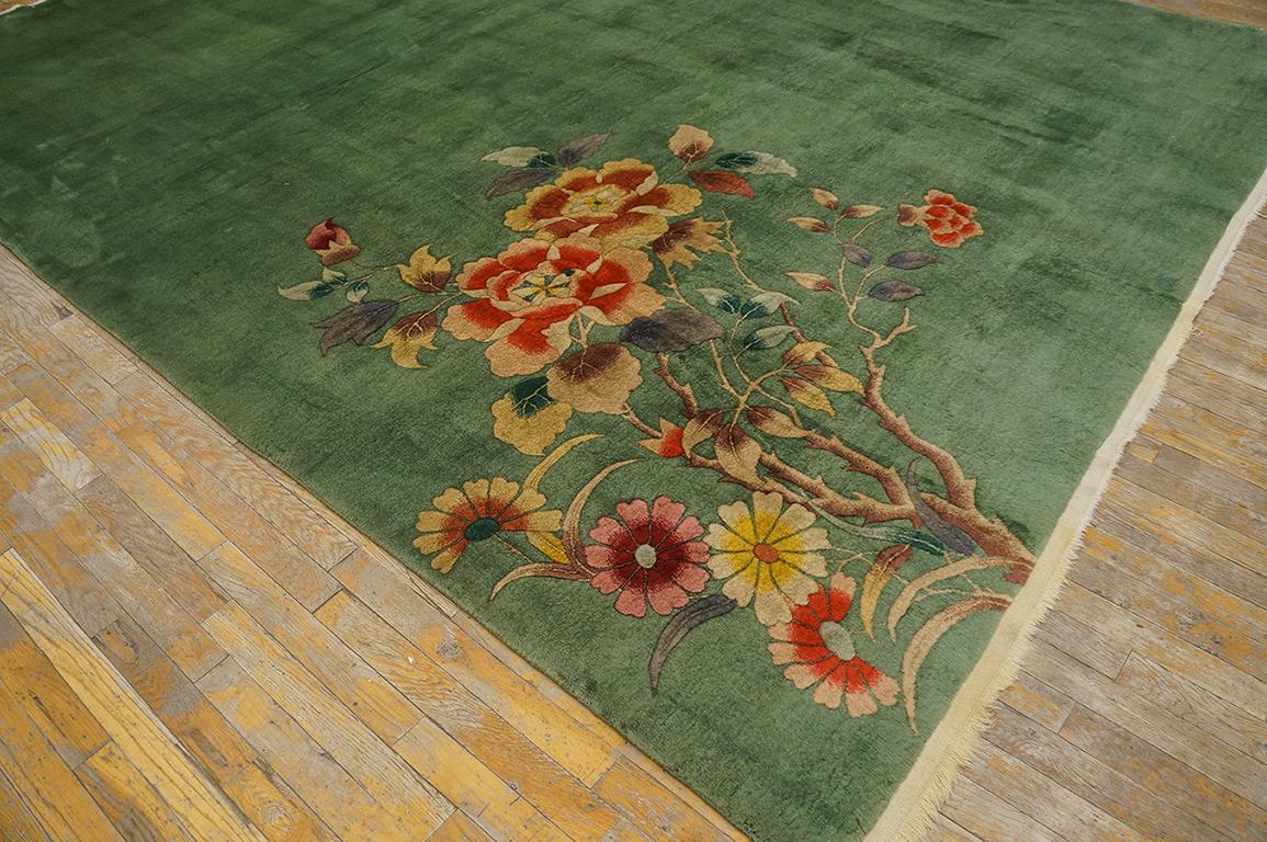 1930s Chinese Art Deco Carpet ( 8' 7