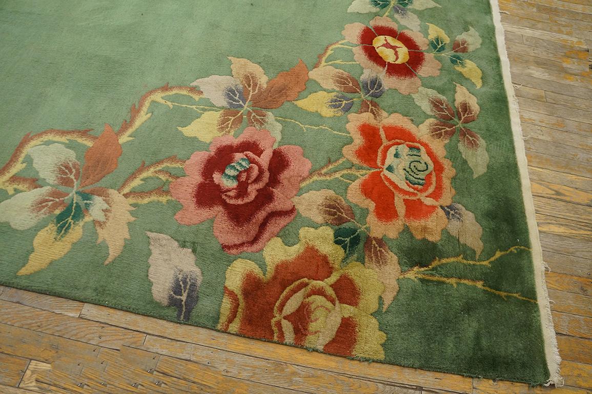 1930s Chinese Art Deco Carpet ( 8' 7