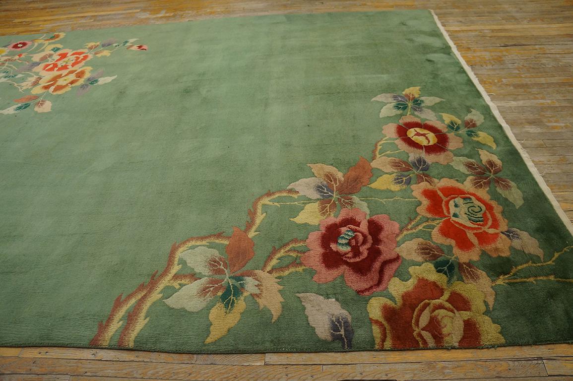 1930s Chinese Art Deco Carpet ( 8' 7