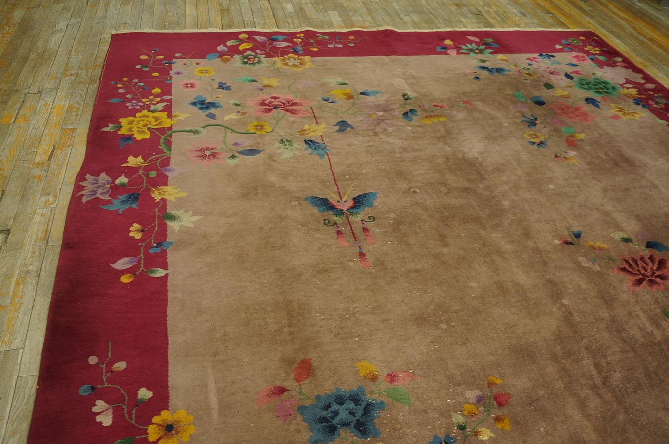 1920s Chinese Art Deco Carpet ( 8'8' 'x 11'6'' - 265 x 350 )  For Sale 1