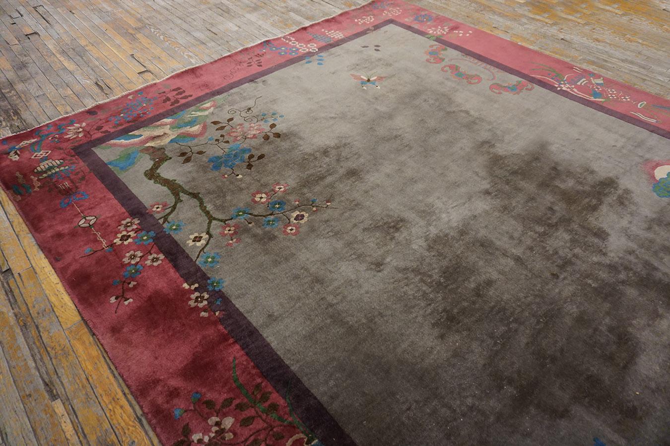 Tappeto Art Deco cinese degli anni '20 ( 8'9'' x 11'4'' - 267 x 345 ) in vendita 2