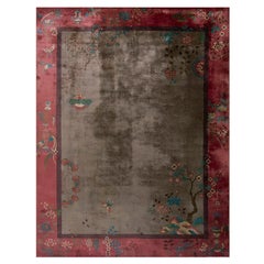 Antique 1920s Chinese Art Deco Carpet ( 8'9'' x 11'4'' - 267 x 345 )