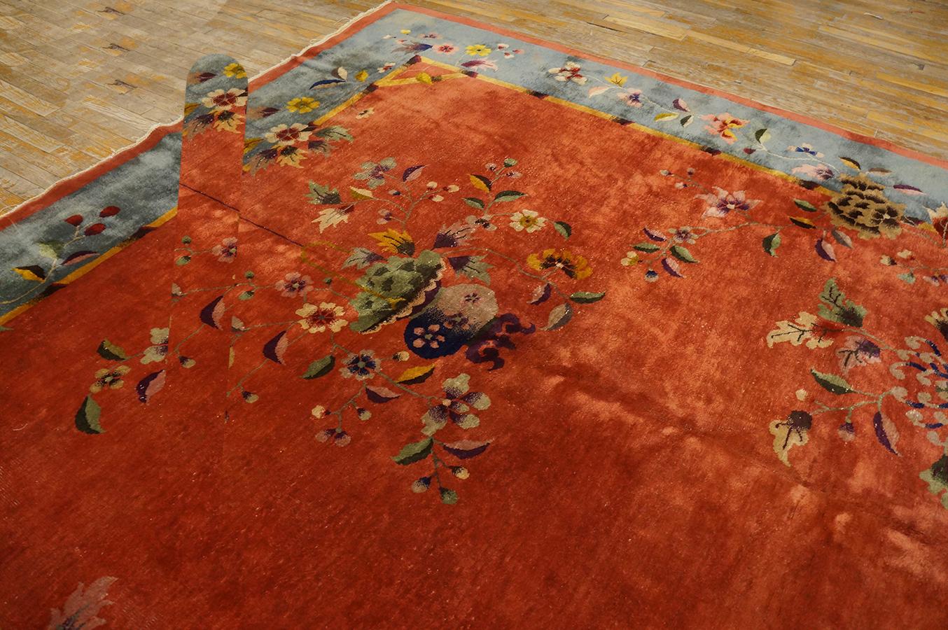 1920s Chinese Art Deco Carpet ( 8' 9