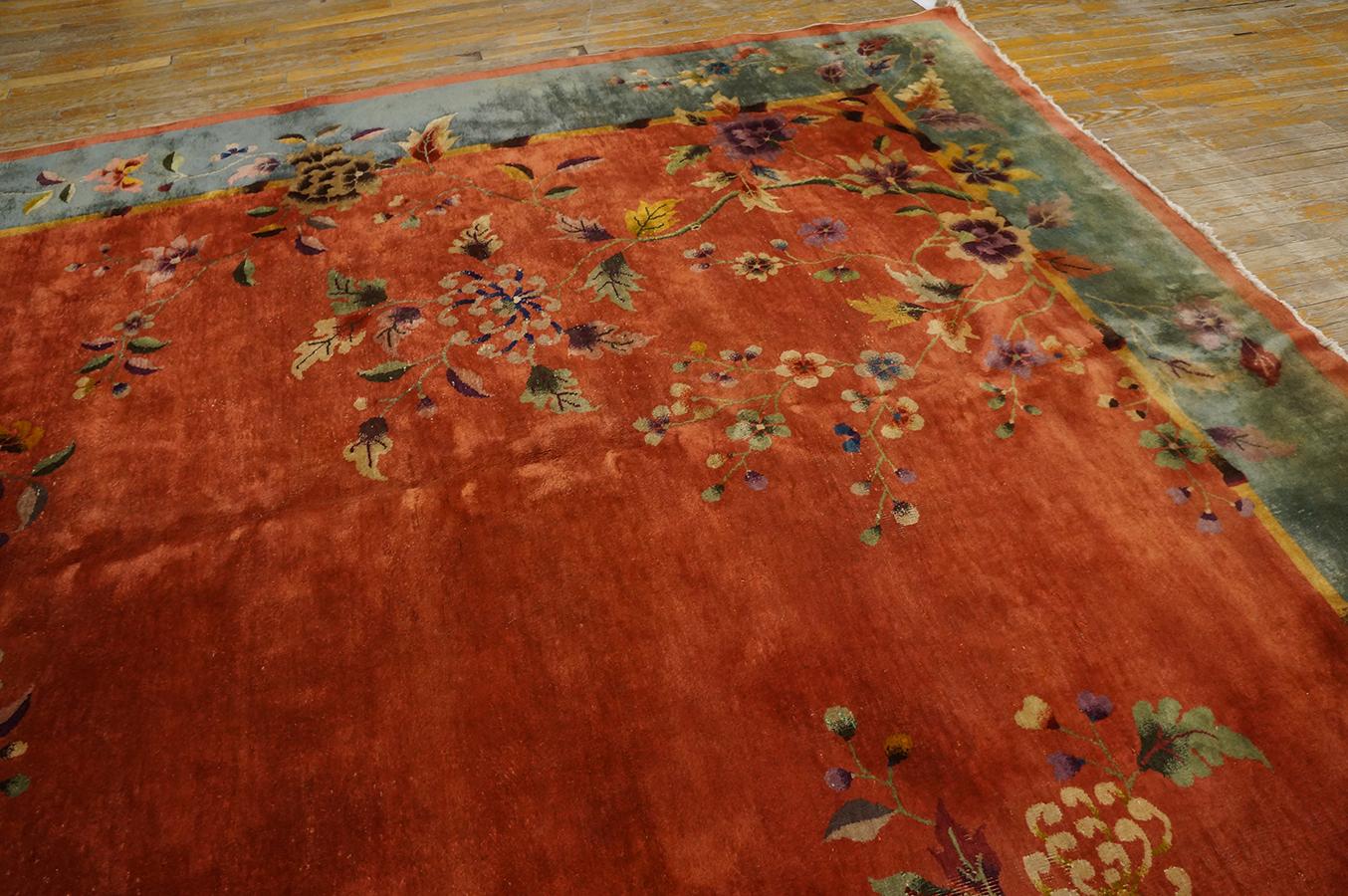 1920s Chinese Art Deco Carpet ( 8' 9