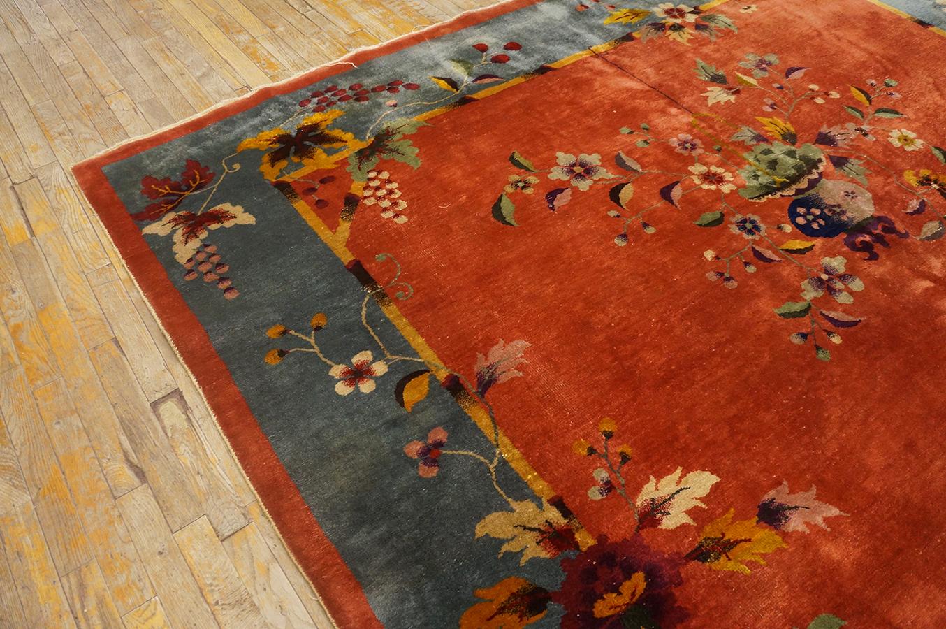 1920s Chinese Art Deco Carpet ( 8' 9