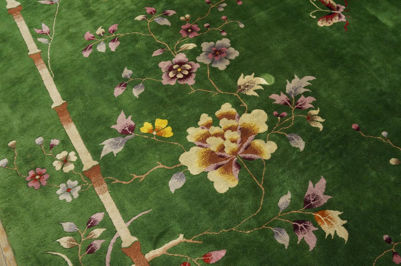 1920s Chinese Art Deco Carpet By Nichols Workshop ( 8 9'' x 11'4'' - 266 x 345 ) 9