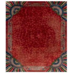 1920s Chinese Art Deco Carpet (  8' x 9'6" - 245 x 290