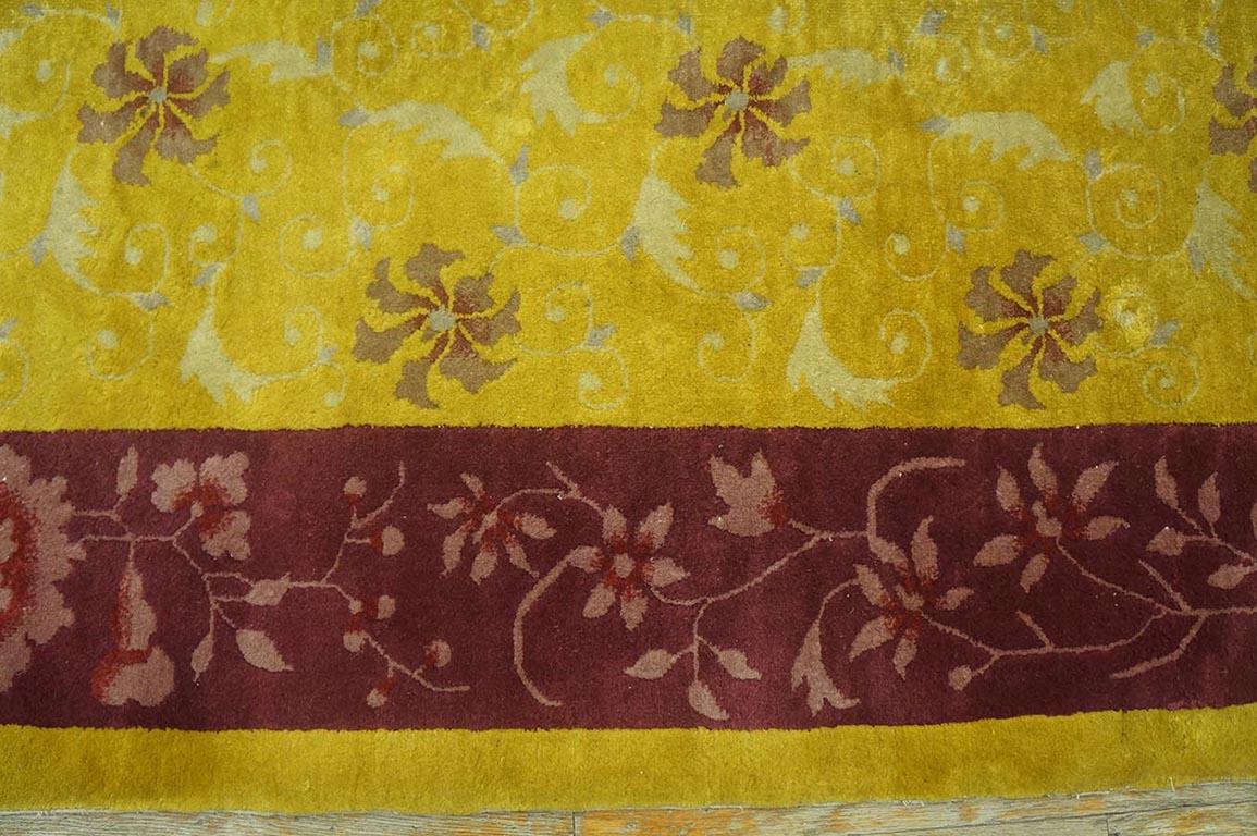 Early 20th Century Antique Chinese Art Deco Rug For Sale