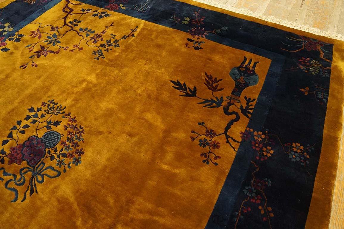 Early 20th Century Chinese Art Deco Carpet ( 8' x 9'8