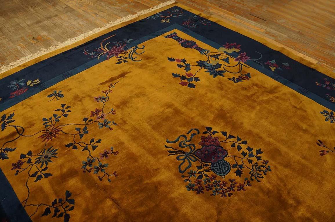 Early 20th Century Chinese Art Deco Carpet ( 8' x 9'8