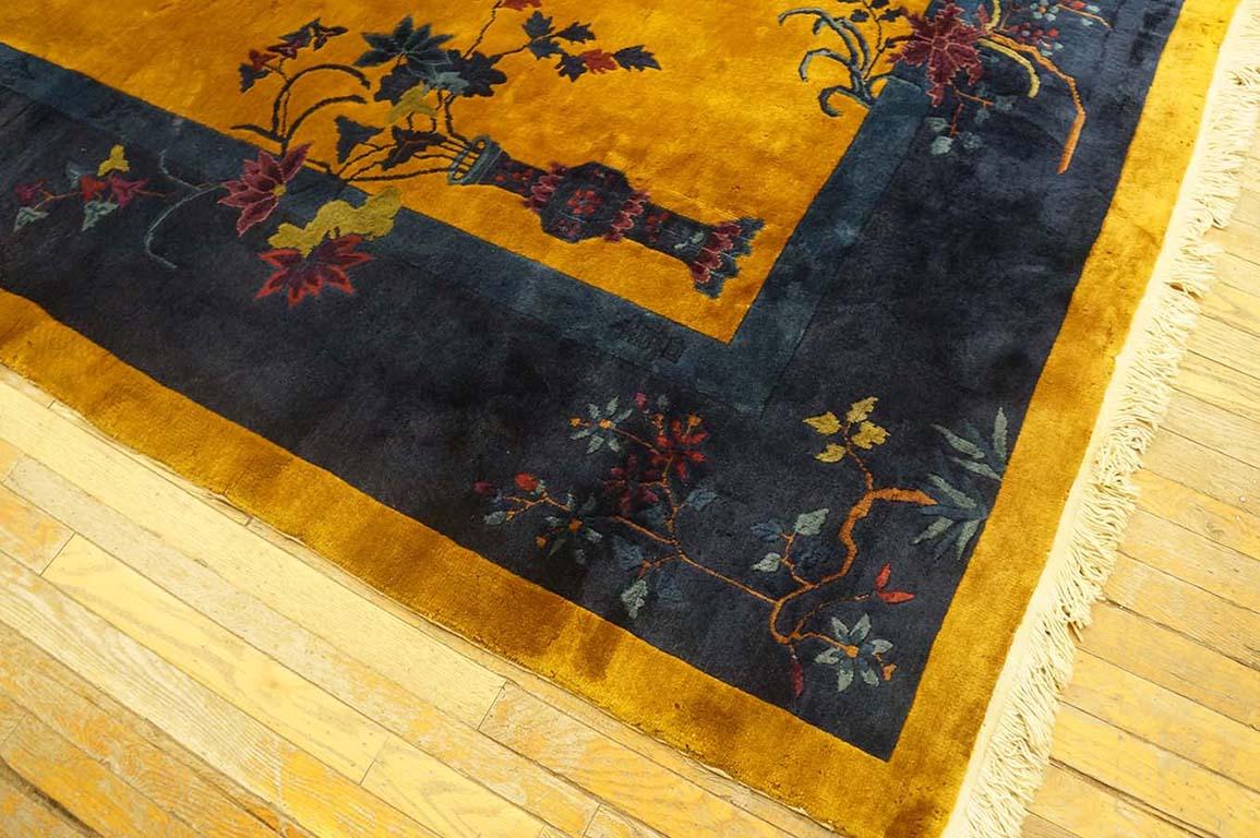 Early 20th Century Chinese Art Deco Carpet ( 8' x 9'8