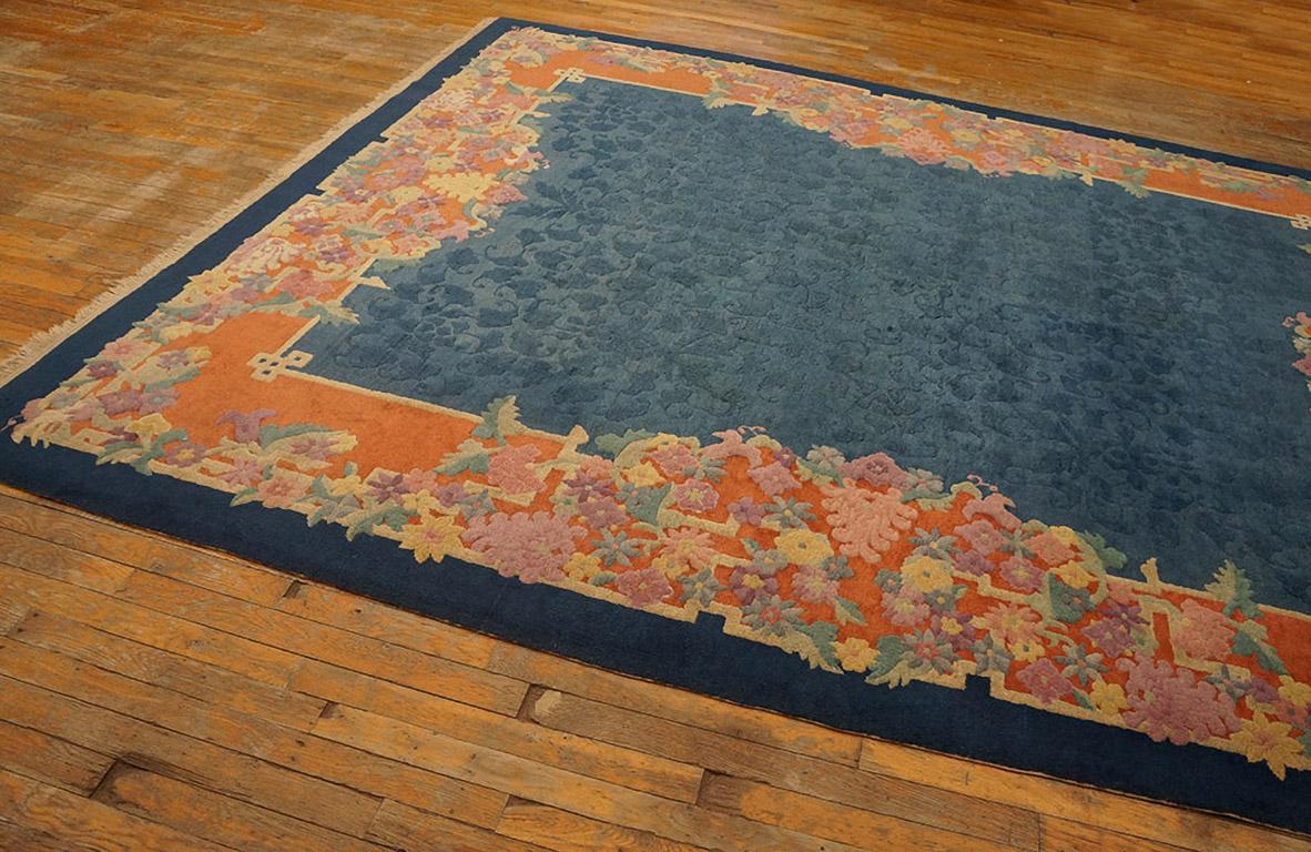 Hand-Knotted Antique Chinese Art Deco Rug 8' 0