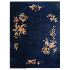 Antique Chinese Art Deco Rug 8' 10" x 11' 9"