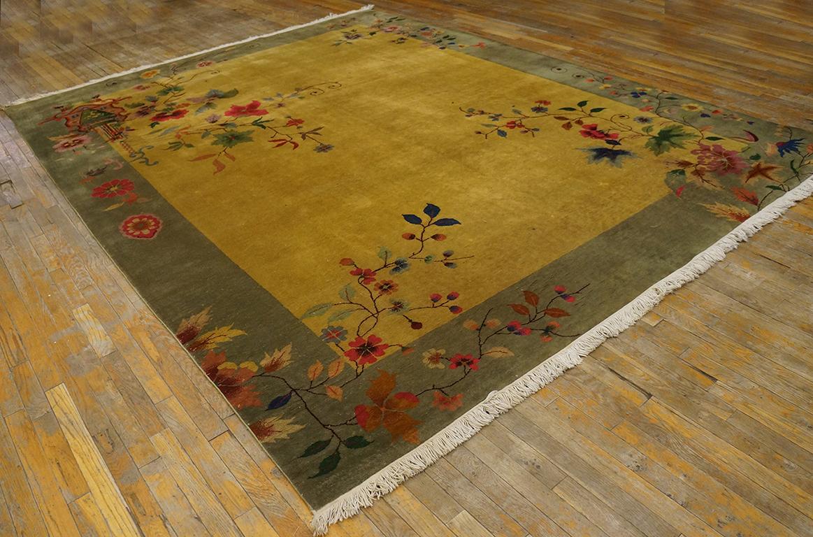 1920s Chinese Art Deco Carpet ( 8' 10