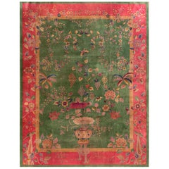 1920s Chinese Art Deco Carpet ( 8'10" x 11'6" - 270 x 350 )