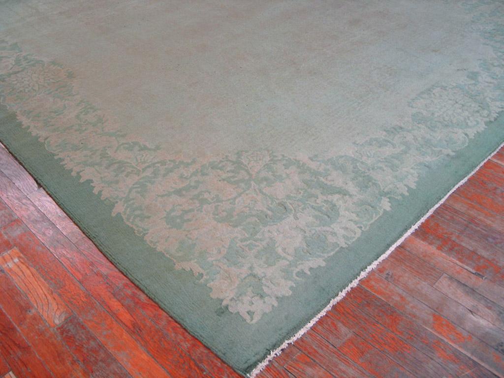 Hand-Knotted Antique Chinese, Art Deco Rug For Sale