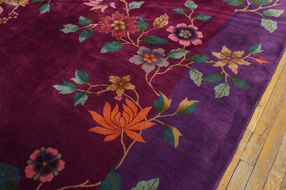 Antique  Chinese, Art Deco Rug In Good Condition For Sale In New York, NY